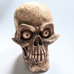 Full size Halloween evil skull glaring decoration
